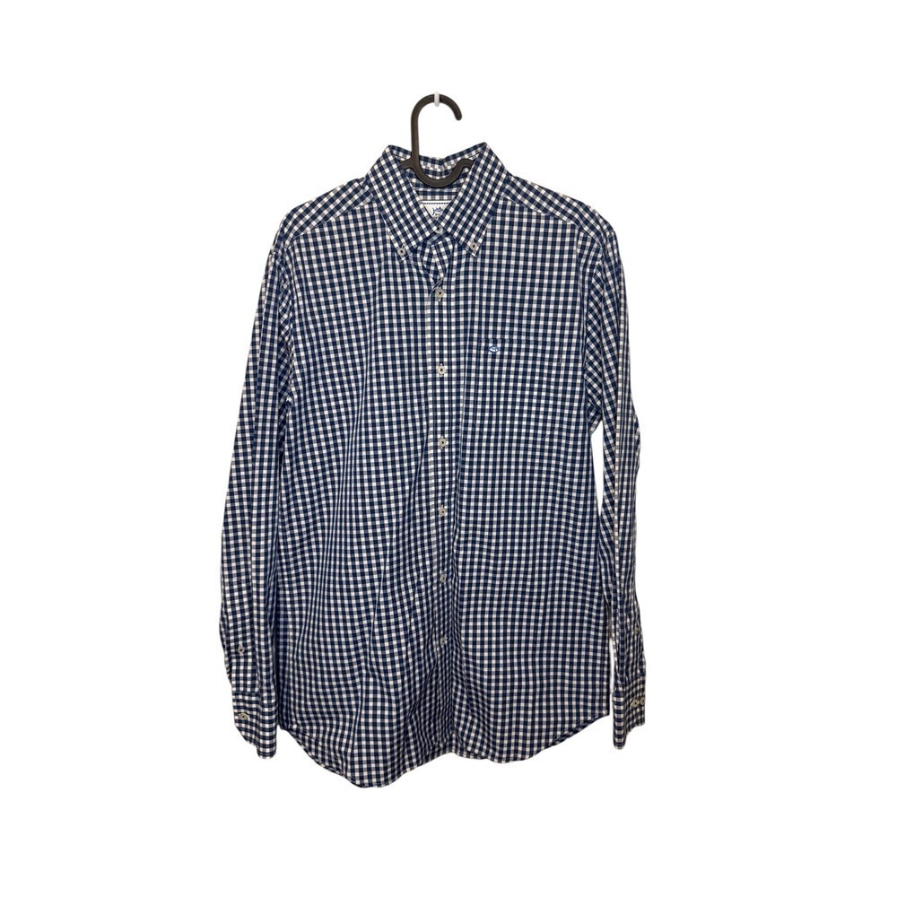 Southern Tide Mens Classic Fit Button Down Long Sleeve Gingham Shirt